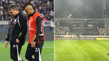 Tras perderse el duelo ante Junior: hinchas de Colo Colo despliegan camiseta gigante en honor a Arturo Vidal