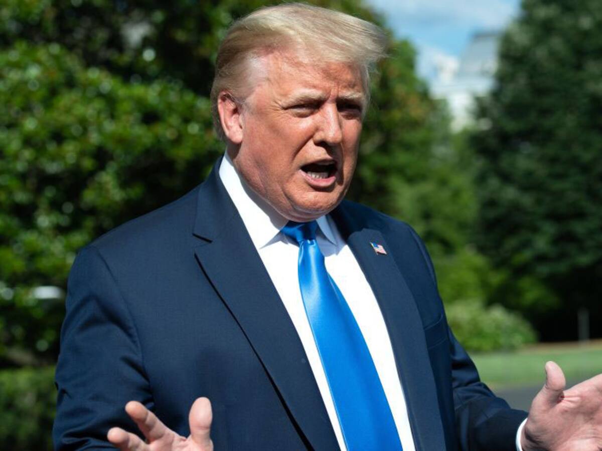 Presidente Donald Trump apareció por primera vez en una actividad pública con mascarilla