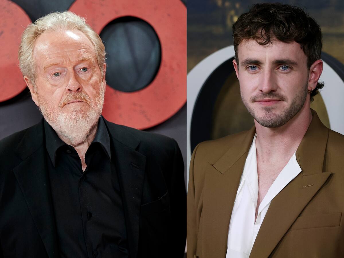 Ridley Scott quiere a Paul Mescal para su nueva película después de colaborar en “Gladiador 2″