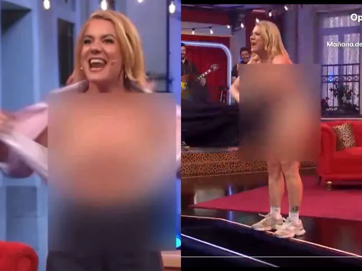 Presentadora de TV se desnudó en pantalla como protesta: se aburrió que le dijeran que se vestía “como hombre”