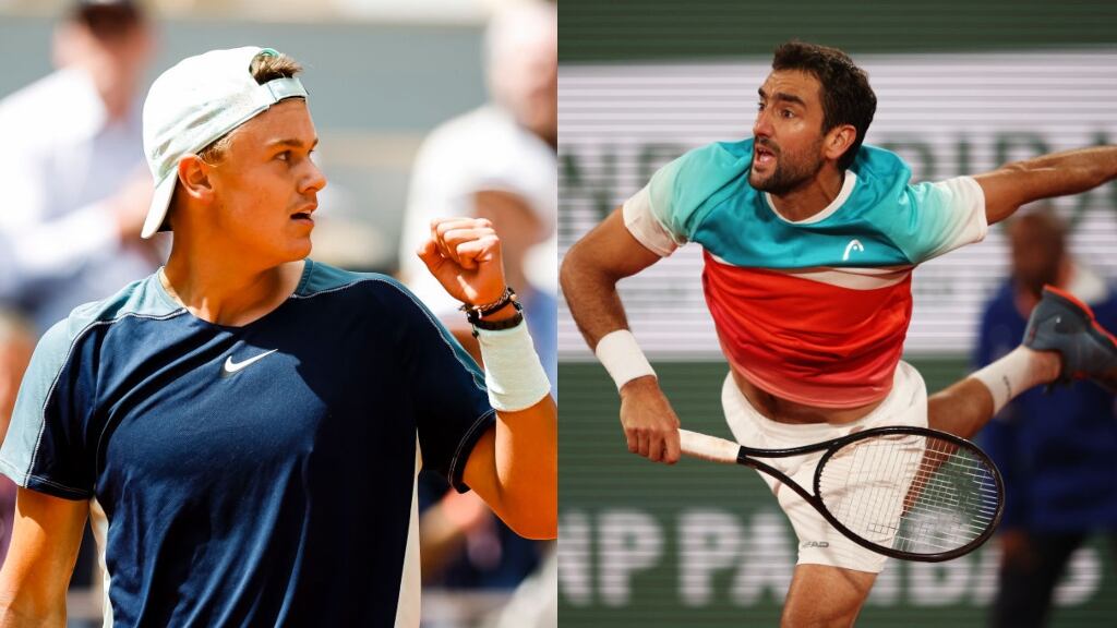 Holger Rune y Marin Cilic dan las grandes sorpresas en el cuadro masculino de Roland Garros