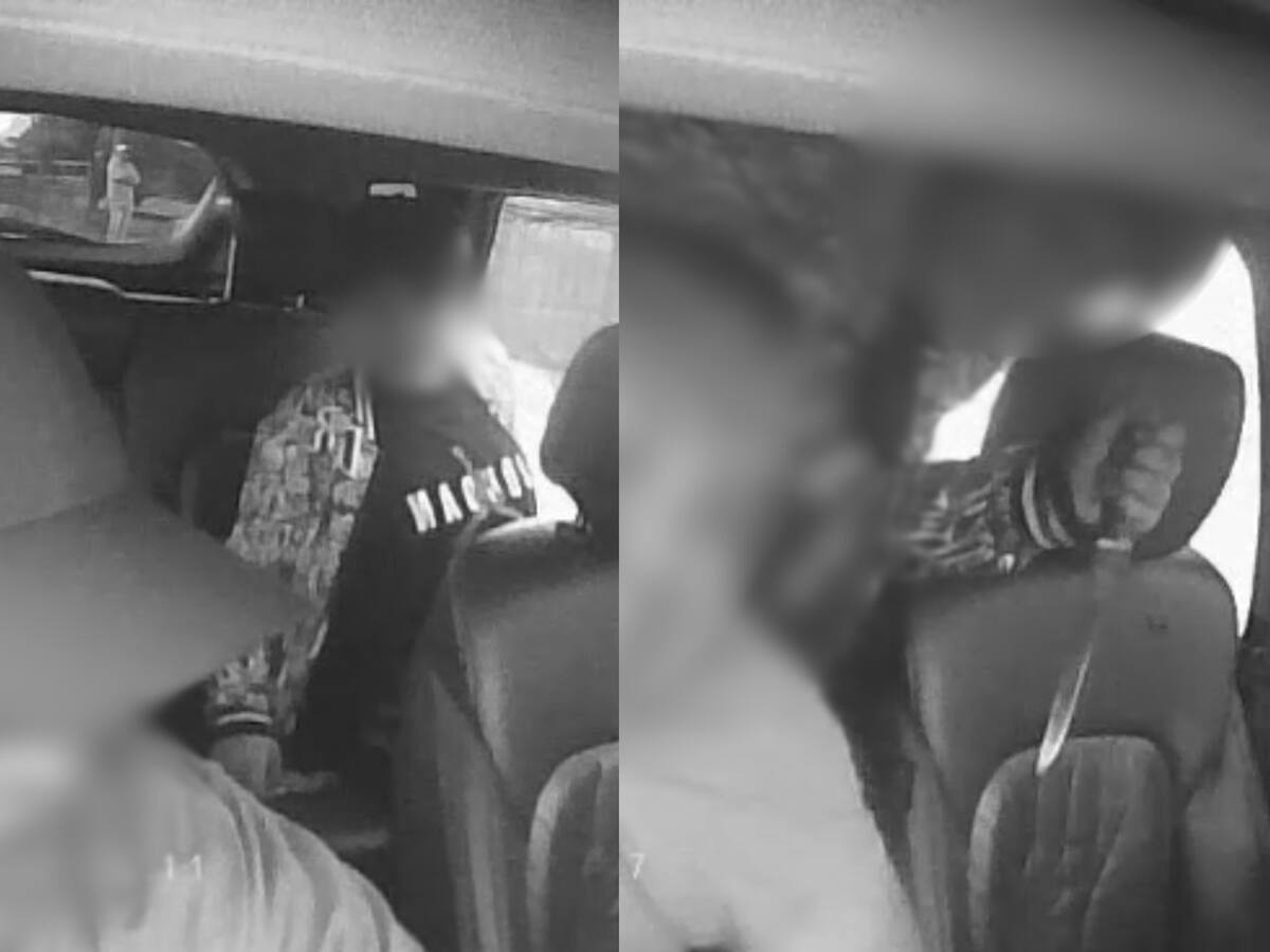 Golpeó y apuñaló a su víctima: Video muestra a niño protagonizando violento robo a conductor de aplicación en La Serena