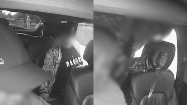 Golpeó y apuñaló a su víctima: Video muestra a niño protagonizando violento robo a conductor de aplicación en La Serena