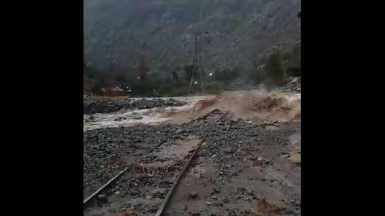 Desborde de río Aconcagua