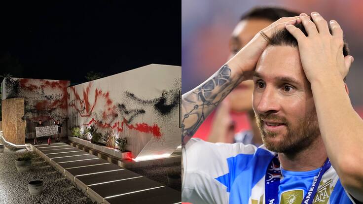 Activistas vandalizan mansión de Lionel Messi en Ibiza: “Ayuda al planeta, cómete un rico”
