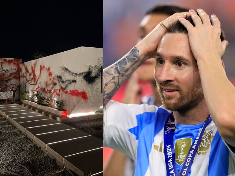 Activistas vandalizan mansión de Lionel Messi en Ibiza: “Ayuda al planeta, cómete un rico”