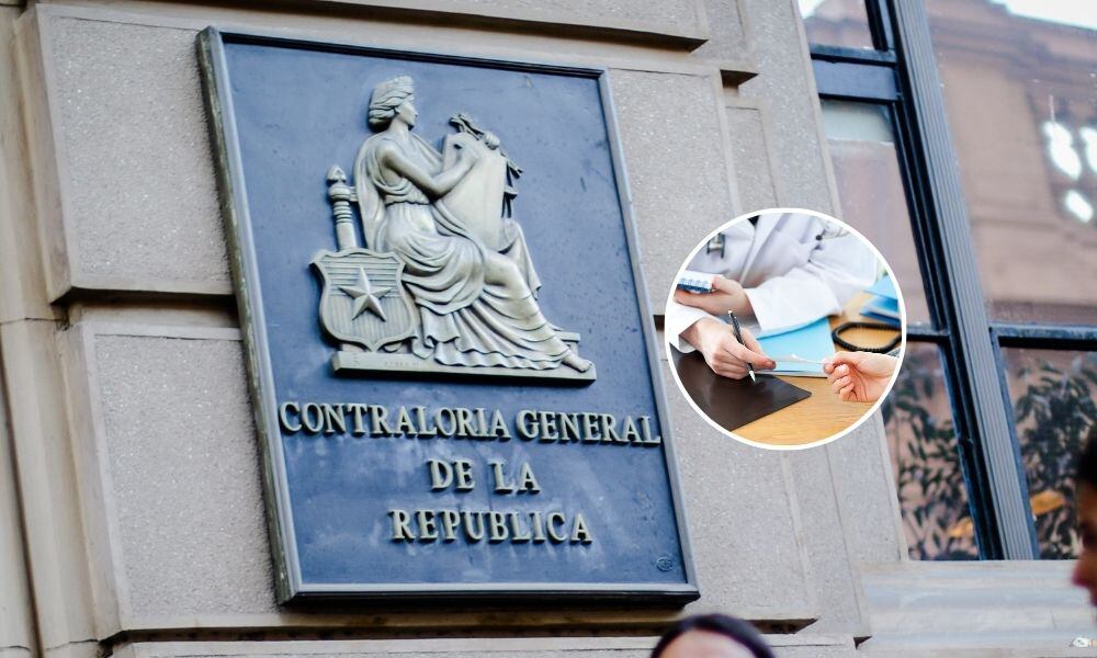 Foto Contraloría: Agencia UNO | Foto licencia médica referencial: Getty Images