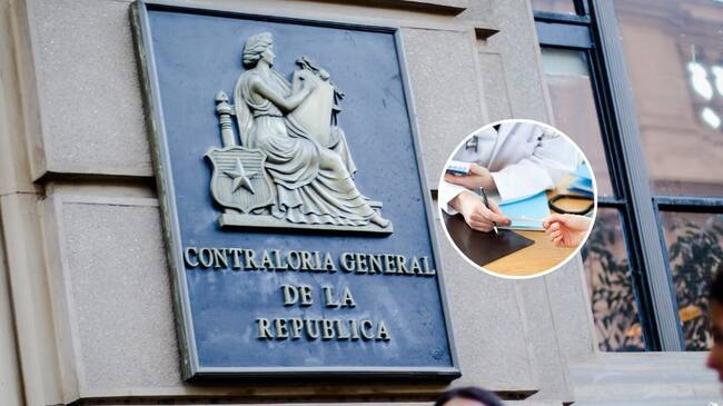 Foto Contraloría: Agencia UNO | Foto licencia médica referencial: Getty Images