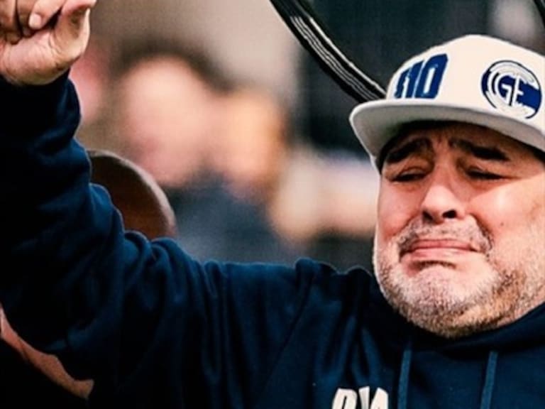 Diego Maradona volvió a ser el técnico de Gimnasia de la Plata