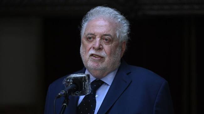 Argentine Minister of Health Gines Gonzalez Garcia speaks with the press at teh Congress building in Buenos Aires on december 10, 2020. - The Argentine Chamber of Deputies stated debating Thursday a bill for the legalization of abortion, after a similar initiative failed two years ago, in a session that will be extended until Friday. (Photo by JUAN MABROMATA / AFP) (Photo by JUAN MABROMATA/AFP via Getty Images)