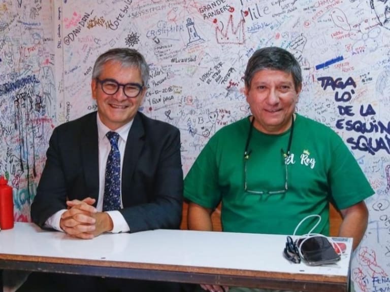 Mario Marcel en Talca