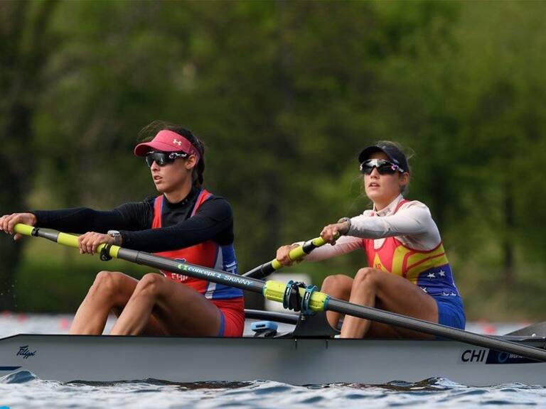 Melita Abraham (b), Antonia Abraham (s), Women's Pair, Chile, 2021 World Rowing Final Olympic Qualification Regatta, Lucerne, Switzerland