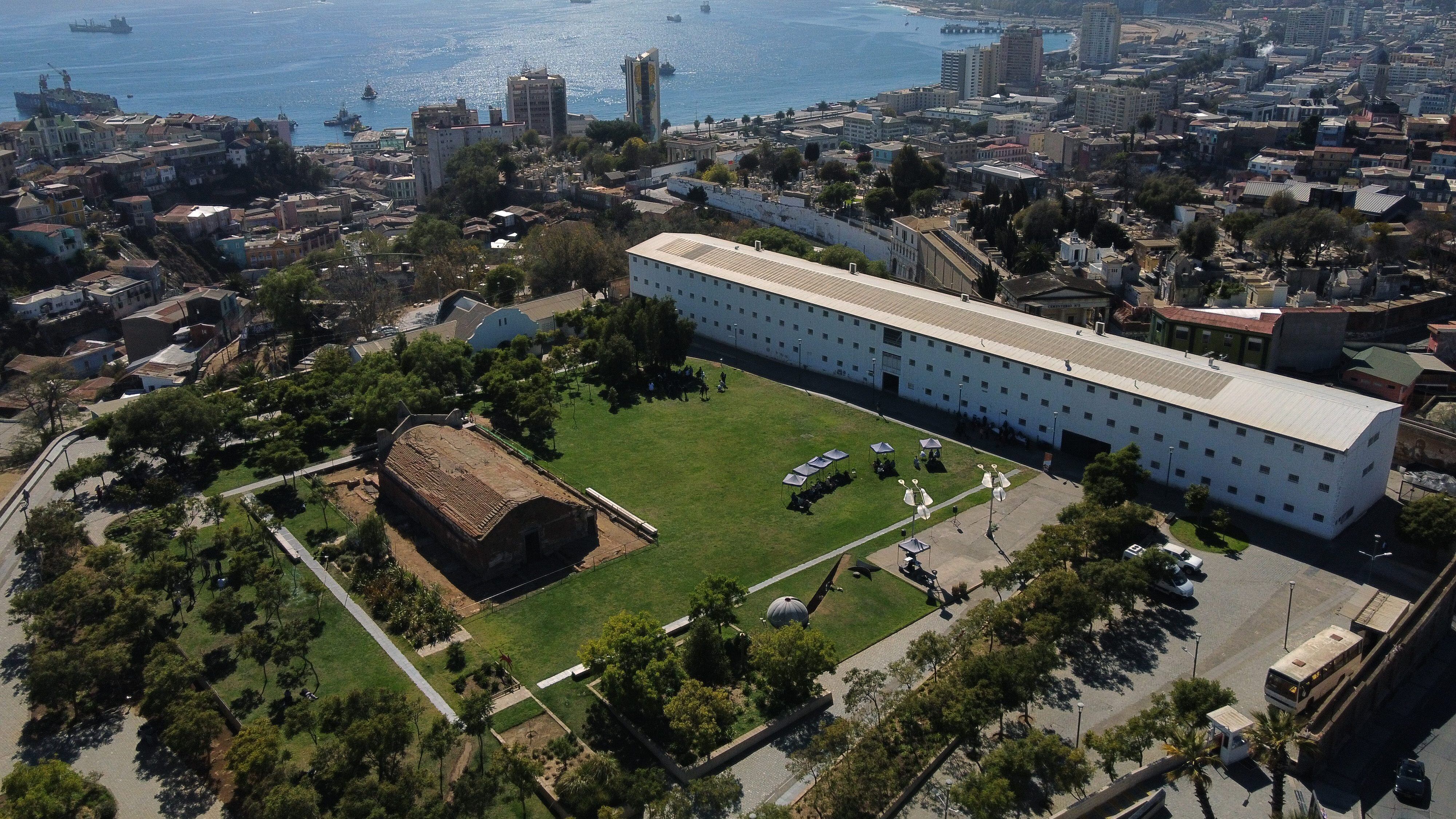 24 DE MARZO DE 2022/VALPARAISOVista general del Parque Cultural de Valparaíso, en medio de la visita de la Ministra de Bienes Nacionales, para evaluar su funcionamiento y el futuro trabajo conjunto. 
FOTO: LEONARDO RUBILAR CHANDIA/AGENCIAUNO