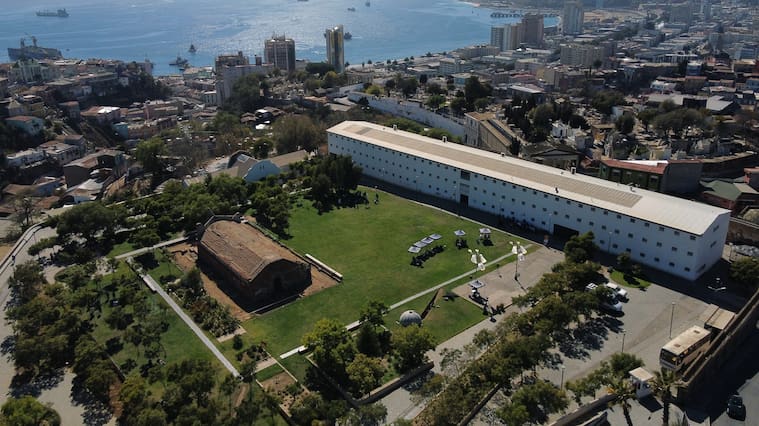 24 DE MARZO DE 2022/VALPARAISOVista general del Parque Cultural de Valparaíso, en medio de la visita de la Ministra de Bienes Nacionales, para evaluar su funcionamiento y el futuro trabajo conjunto.
FOTO: LEONARDO RUBILAR CHANDIA/AGENCIAUNO