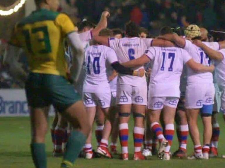 Los Cóndores festejan su clasificación al Mundial de Rugby con estrecha victoria sobre Brasil en Colina