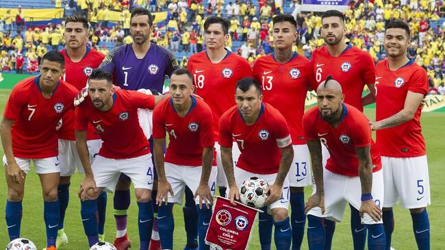 12 DE OCTUBRE DE 2019/ALICANTE, ESPAÑAFormacion de Chile, durante el partido amistoso entre las selecciones de Chile vs Colombia jugado en el Estadio José Rico Pérez de Alicante, España.
FOTO: ALEX DOMINGUEZ/AGENCIAUNO