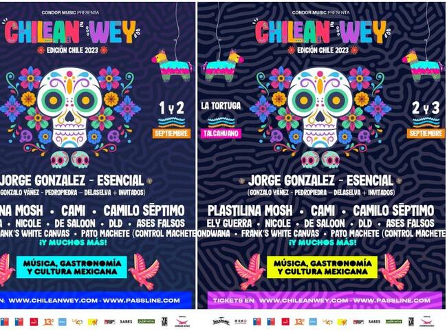Line Up Chilean Wey 2023