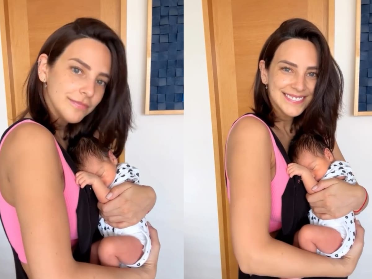 ¡Es sorprendente el parecido! Daniela Castillo comparte por primera vez una fotografía del rostro de su hijo