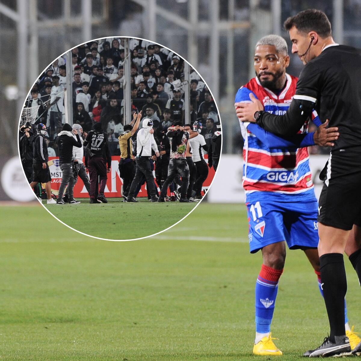 “Lanzaron botellas de vidrio y piedras, ¿a qué punto hemos llegado?”: Delantero de Fortaleza se desahoga tras incidentes en el duelo contra Colo Colo