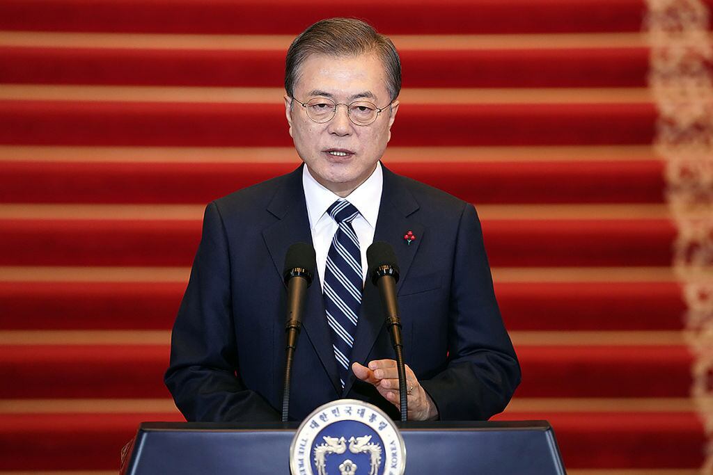 El gobernante sur coreano Moon Jae-In