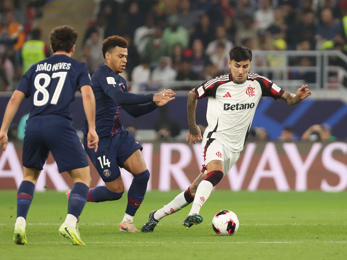 Con Pulgar de titular: Flamengo resiste hasta los penales, pero cae ante el PSG en la final de la Copa Intercontinental