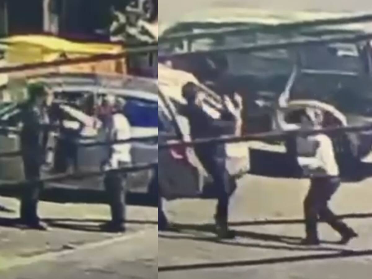 Conductores protagonizan violenta pelea en Lo Barnechea: uno de ellos sacó un serrucho y lanzó ataques contra el otro