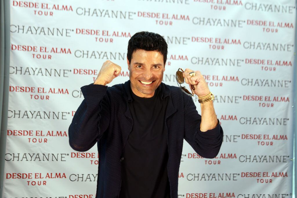 Chayanne en una conferencia de prensa en mayo de 2019.