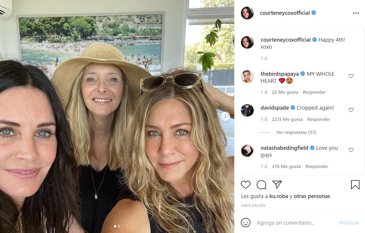 Reunión elenco de «Friends» | Instagram