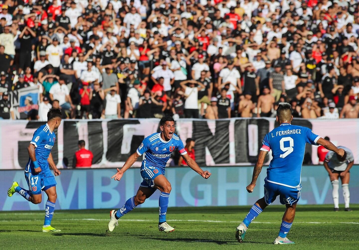 Continúan los festejos de la Universidad de Chile, y ahora de TNT Sports | Agencia Uno