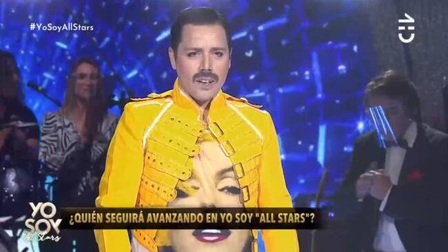 Programa Yo Soy All Stars | Mauricio Torres imitando a Freddie Mercury
