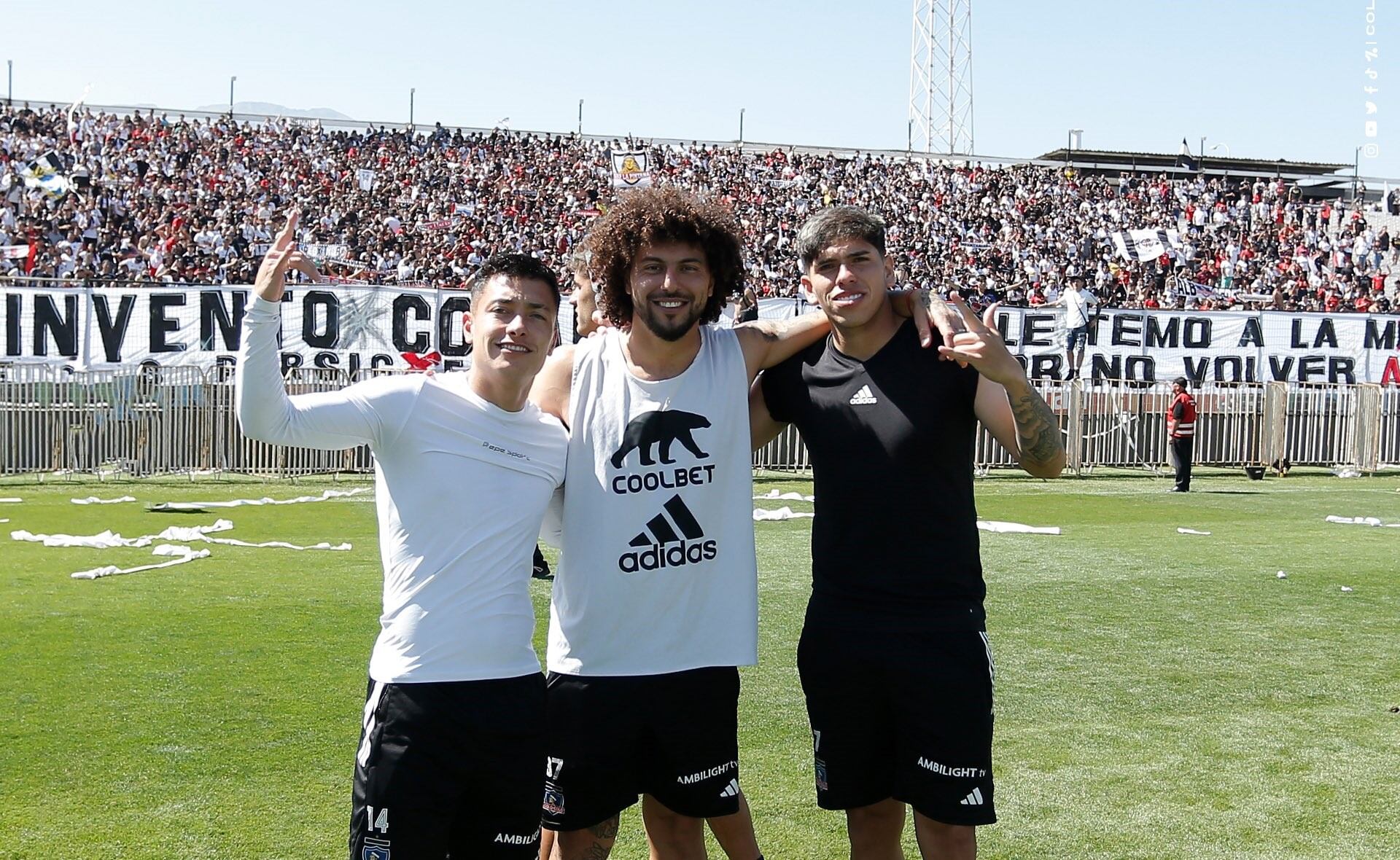 Jugadores de Colo Colo en el "arengazo" del viernes | X: Colo Colo