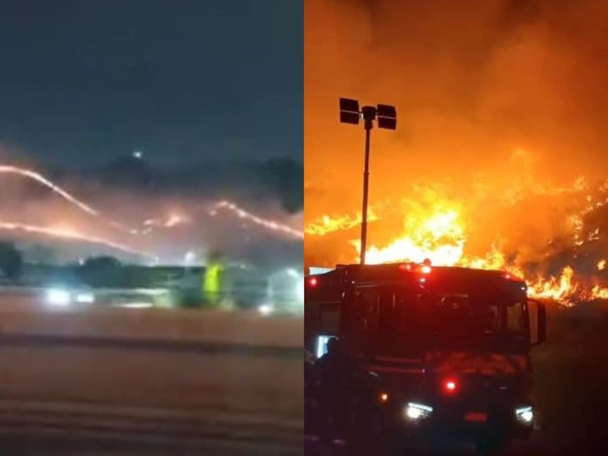 Alerta en la región Metropolitana: incendio forestal de rápida propagación afecta ladera del cerro en Renca