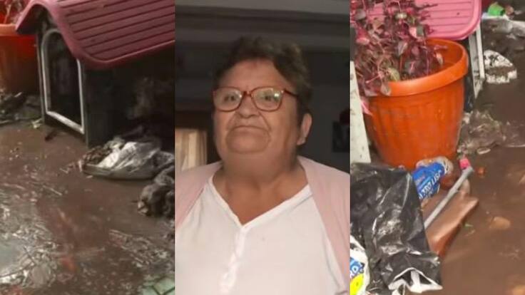 “Nunca pensé que me iba a pasar una cosa así”: adulta mayor resultó con casa anegada en Maipú tras intensa lluvia