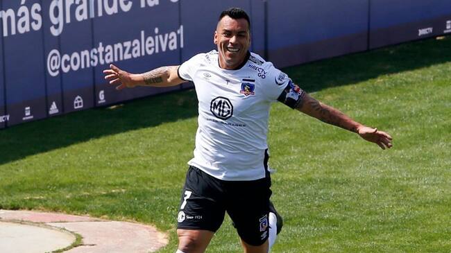 6 de Septiembre del 2020/SantiagoEsteban Paredes(c) celebra su primer gol y el 1 a 0 de coló coló ,durante el partido valido por la Novena fecha del Campeonato Nacional AFP PlanVital 2020, entre Universidad de Chile vs Colo Colo, disputado en el Estadio Nacional.
FOTO:FRANCISCO LONGA/AGENCIAUNO