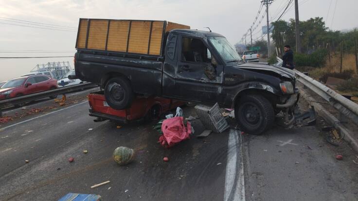 Choque entre dos vehículos en la Ruta 68