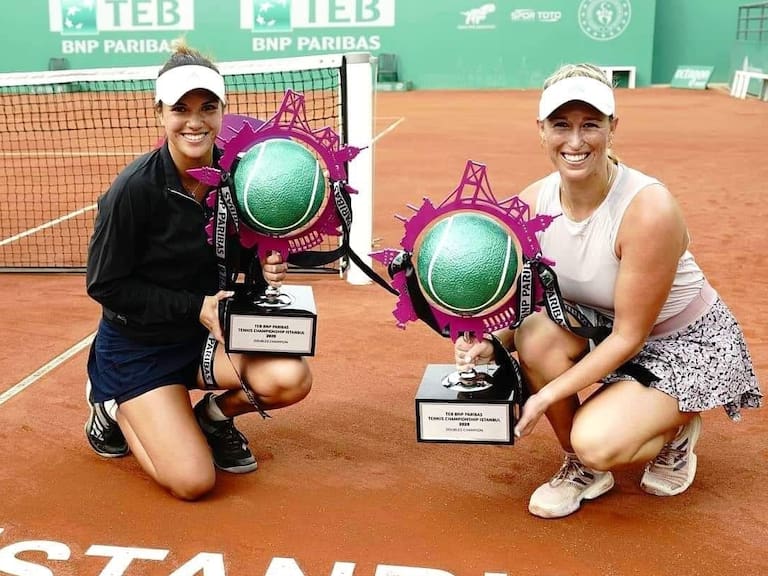 Alexa Guarachi se coronó campeona en el dobles del WTA de Estambul
