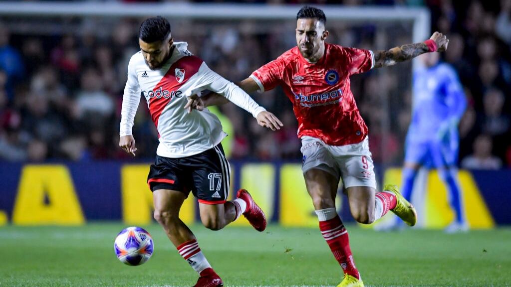 Paulo Díaz regresó a la titularidad de River Plate con goleada sobre Argentinos Juniors