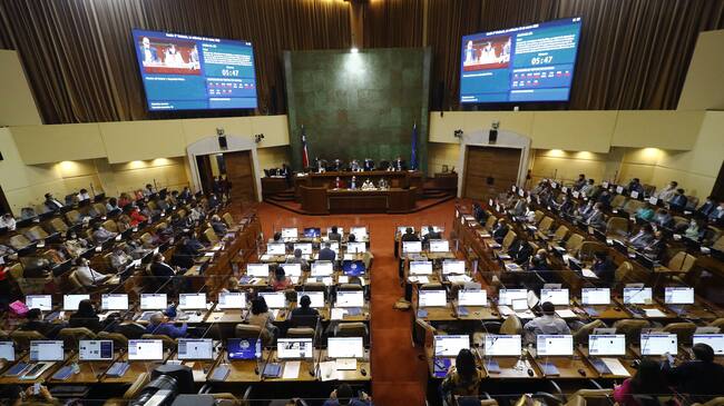 16 DE MARZO DE 2022/VALPARAISOVista general de la Sesión de Sala de la Cámara de Diputados, en donde se analiza la extensión del Estado de Excepción Constitucional en la zona norte por la situación migratoria
FOTO: LEONARDO RUBILAR CHANDIA/AGENCIAUNO