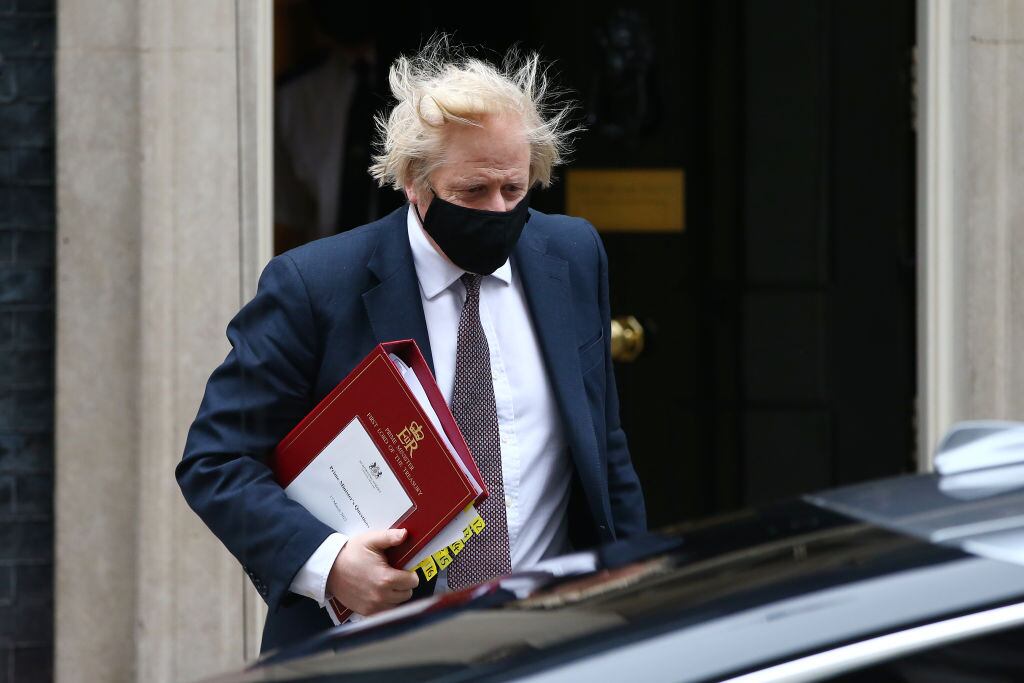 Boris Johnson en Londres