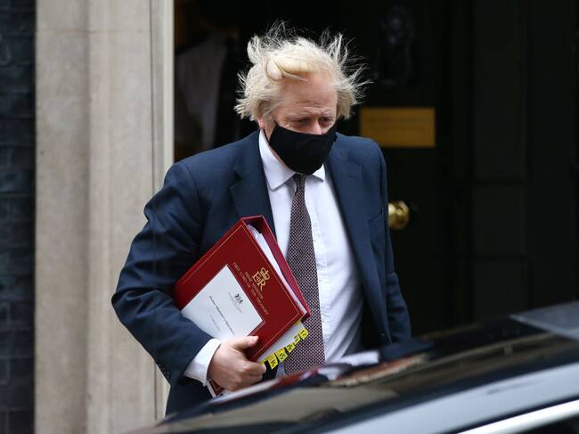 Boris Johnson en Londres