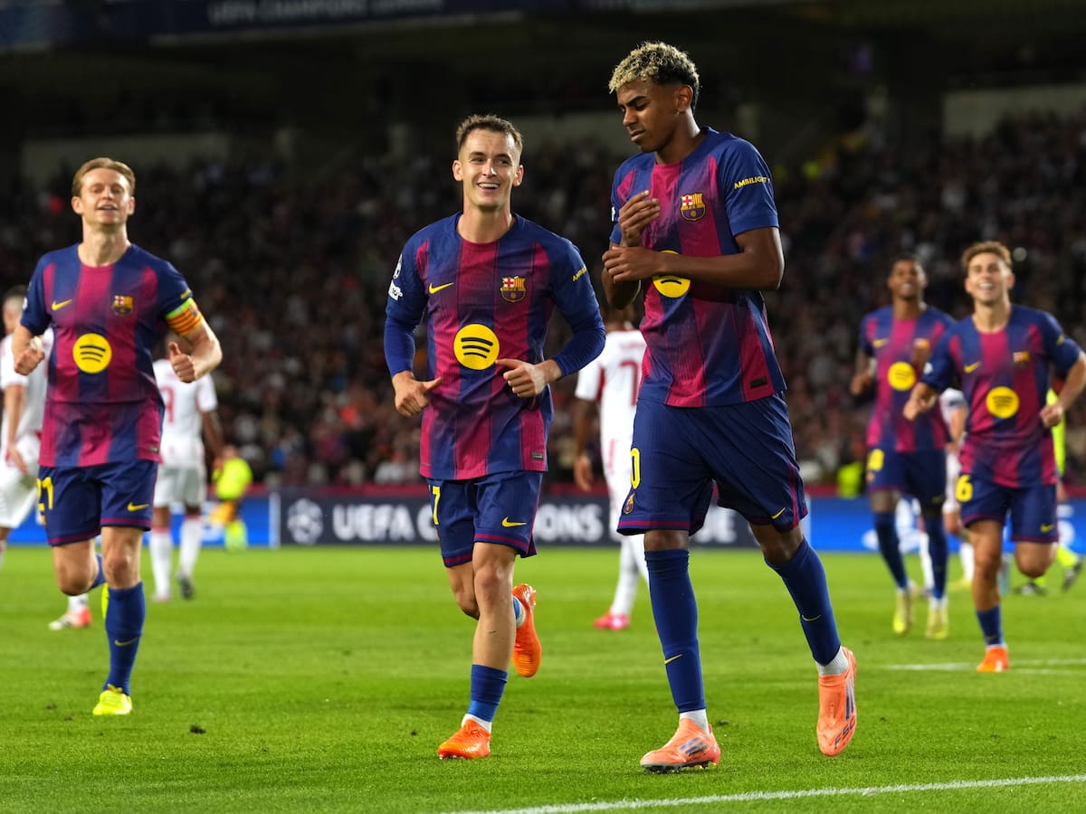 Barcelona vapulea al Olympiacos en el regreso de la Champions League y mete miedo al Real Madrid a días del Clásico