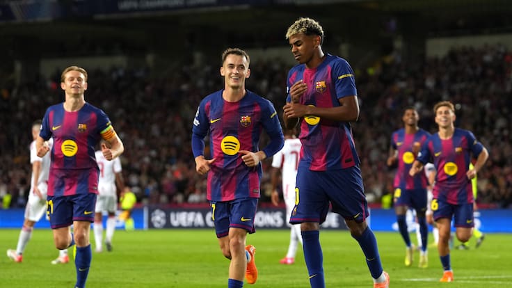 Barcelona vapulea al Olympiacos en el regreso de la Champions League y mete miedo al Real Madrid a días del Clásico