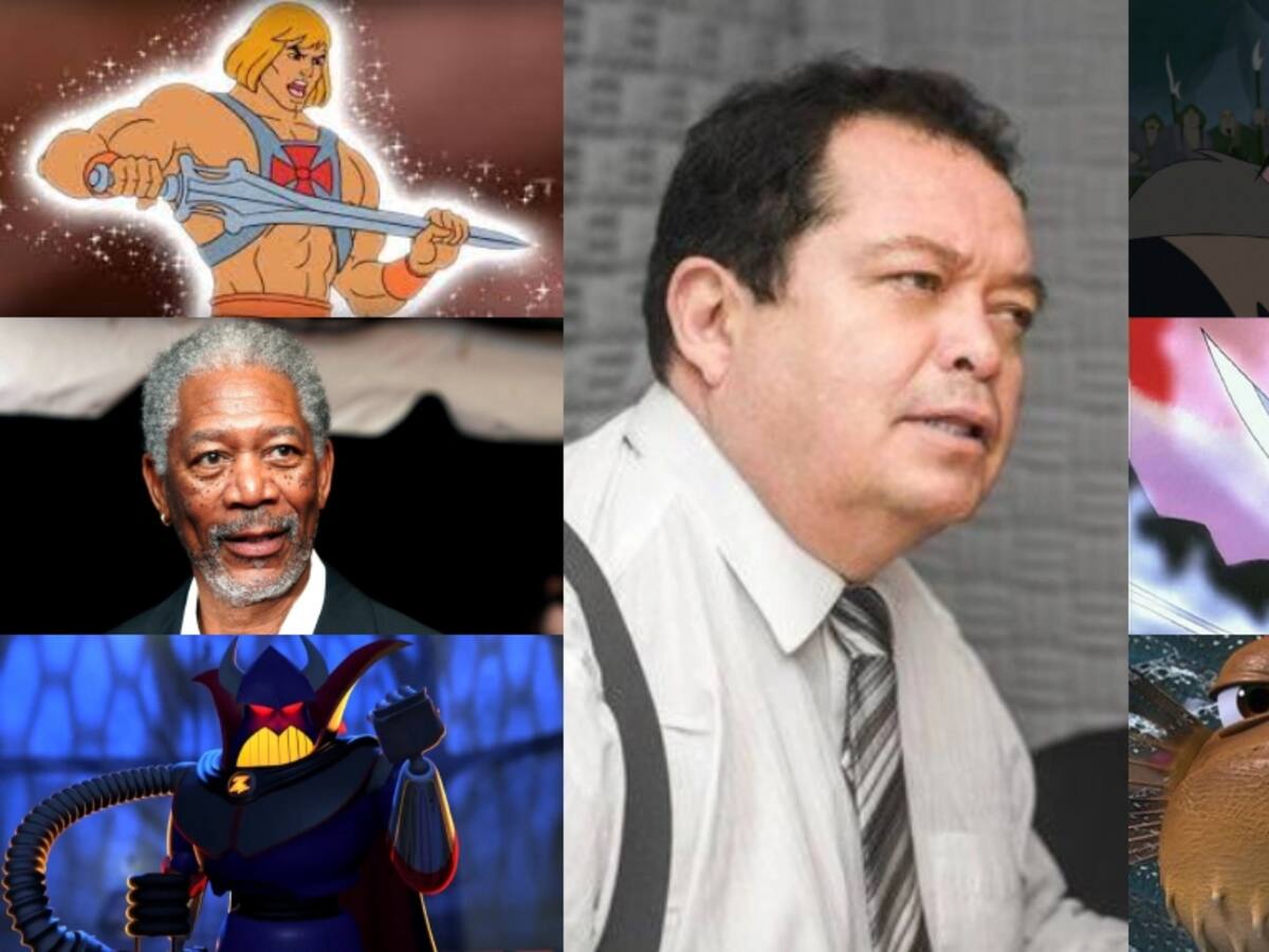 Muere Rubén Moya a los 62 años, reconocido por dar voz en español a Morgan Freeman, He-Man y otros recordados personajes