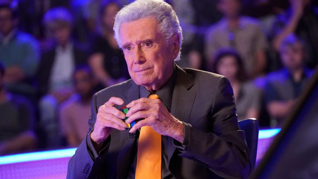 FRESH OFF THE BOAT - "Lou Wants to Be a Millionaire" - Louis starts to fantasize about passing the Cattleman's Ranch torch to Eddie but is worried about his menu choices. Meanwhile, Jessica is still struggling to get on board with Emery's new acting hobby. And when Louis scores a spot on "Who Wants To Be A Millionaire," host Regis Philbin offers Louis and Jessica more answers than million-dollar questions on "Fresh Off the Boat," FRIDAY, NOV. 29 (8:30-9:00 p.m. EST), on ABC. (Mitch Haaseth via Getty Images)REGIS PHILBIN
