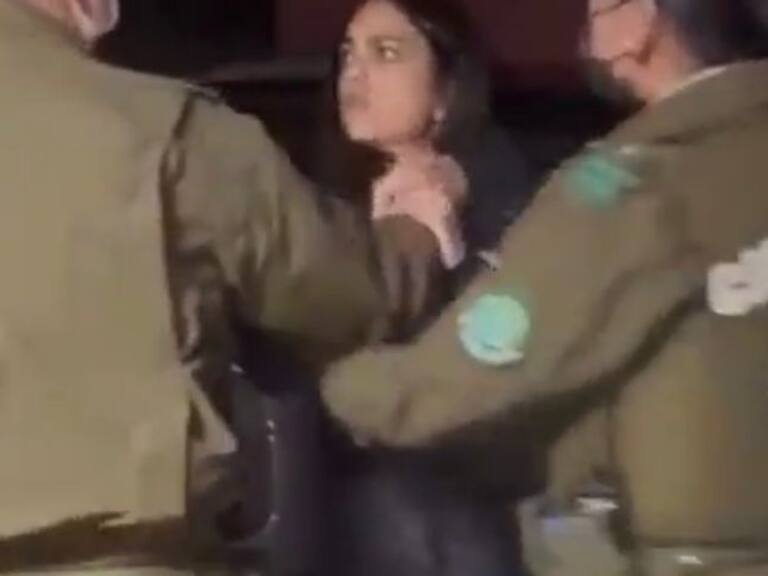 Taire Aguilera denuncia agresión por parte de un funcionario de Carabineros.