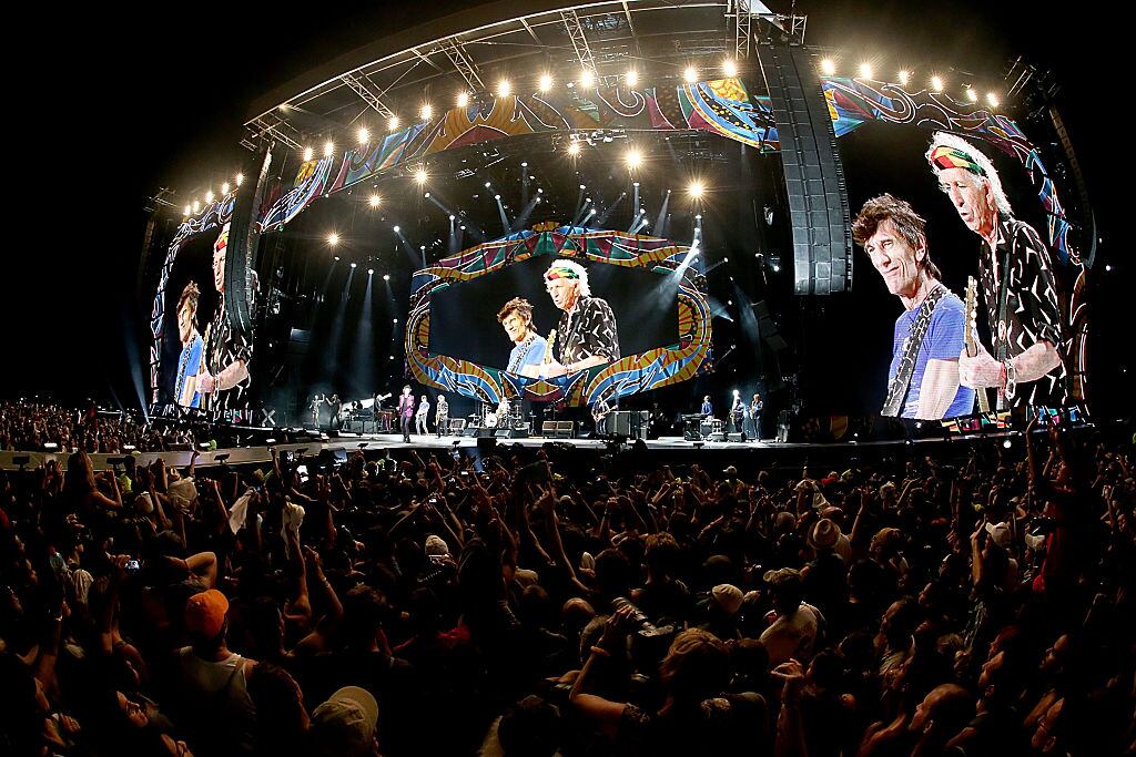 El concierto The Rolling Stones en la ciudad cubana de La Havana