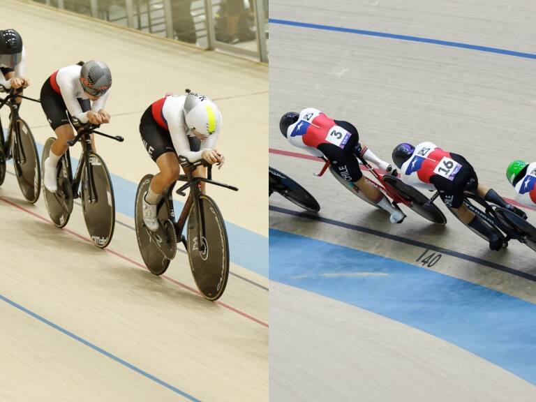 Golpazo en Asunción: cuartetas chilenas de persecución del ciclismo ganan oros en los Juegos Panamericanos Junior