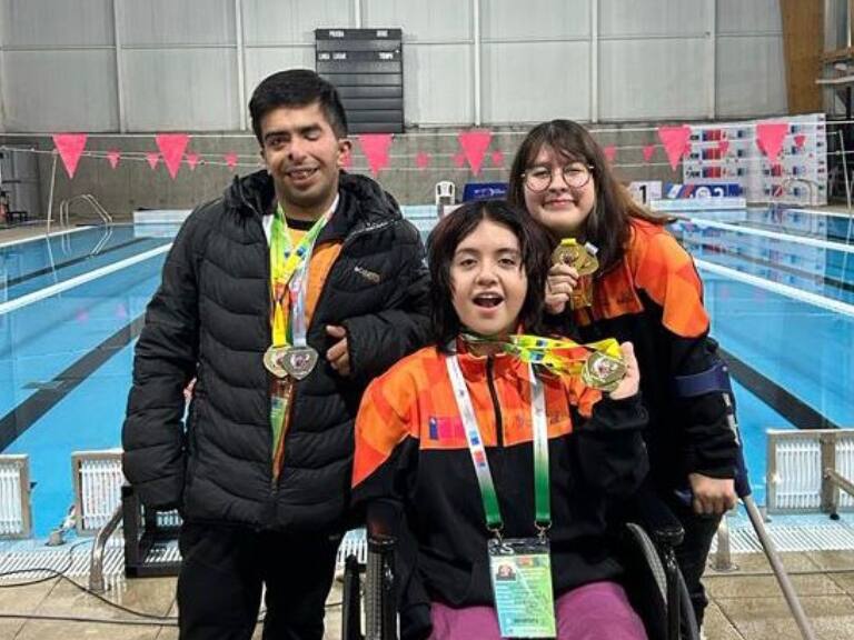 Histórico resultado de nadadores de Teletón Coyhaique en Juegos de la Para Araucanía 2023