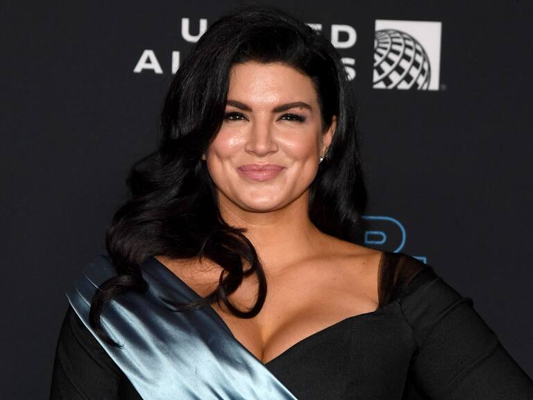HOLLYWOOD, CALIFORNIA - DECEMBER 16: Actress Gina Carano attends the premiere of Disney's "Star Wars: The Rise of Skywalker" on December 16, 2019 in Hollywood, California. (Photo by Ethan Miller/FilmMagic)