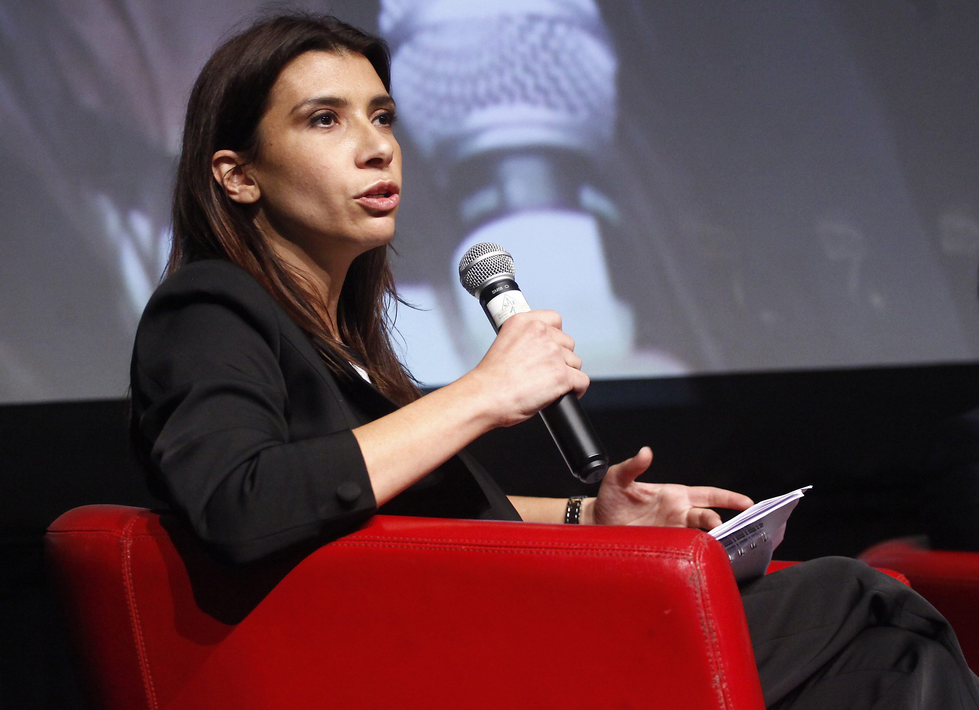 27 Agosto de 2014/SANTIAGOLa directora de Asech y fundadora de iF, Alejandra Mustakis, durante el III congreso empresa y sociedad Icare 2014, realizado en el centro de eventos Casa Piedra.
FOTO: SEBASTIÁN RODRÍGUEZ/AGENCIAUNO